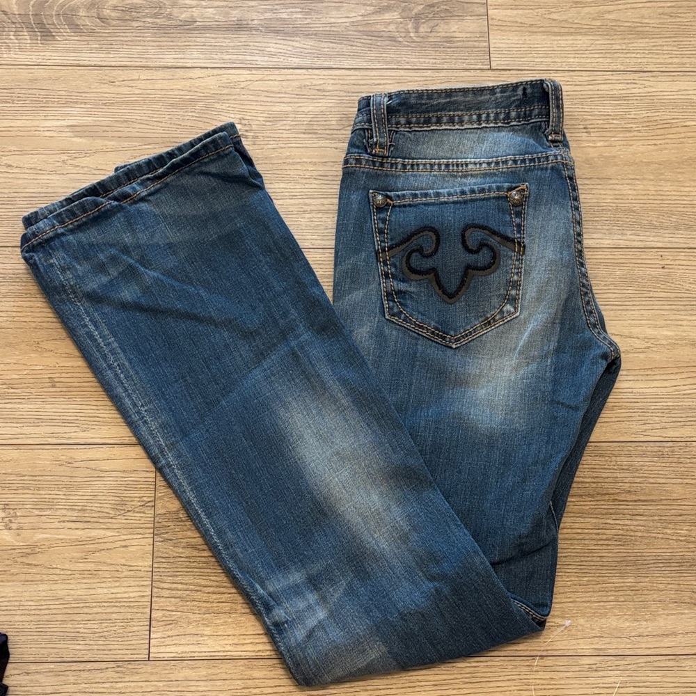Express Blue Boot Cut Jeans